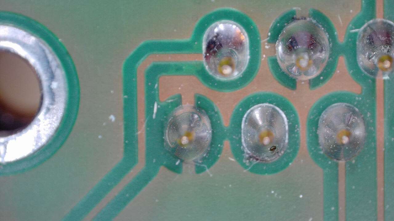 Closeup of a connector